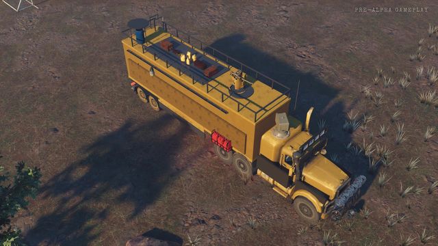 A fully upgraded yellow rig