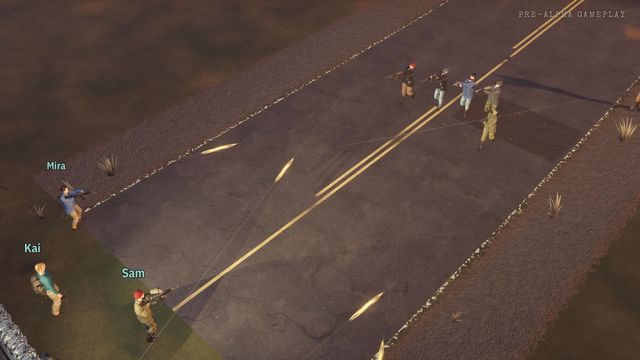 A firefight with raiders